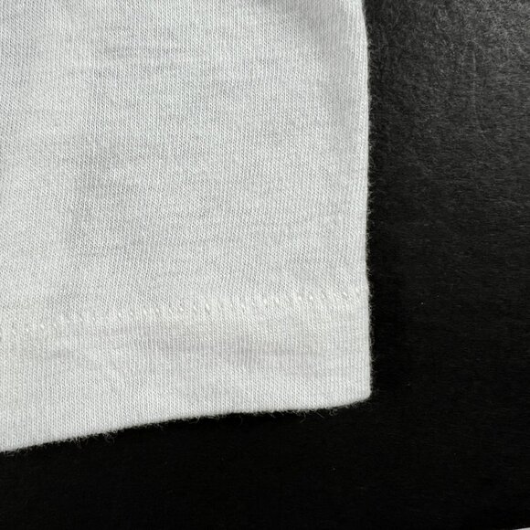 VTG 80s Mick Jagger She's The Boss Shirt Small White Dingy Single Stitch Tee - Picture 4 of 15